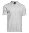 T1404 1404 Tee Jays Luxury Stretch V Neck Polo Shirt White colour image